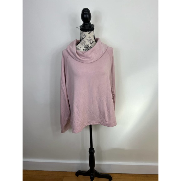 Old Navy Cowl Neck Super Soft Pink Adobe long sleeve Sweater - Picture 1 of 9